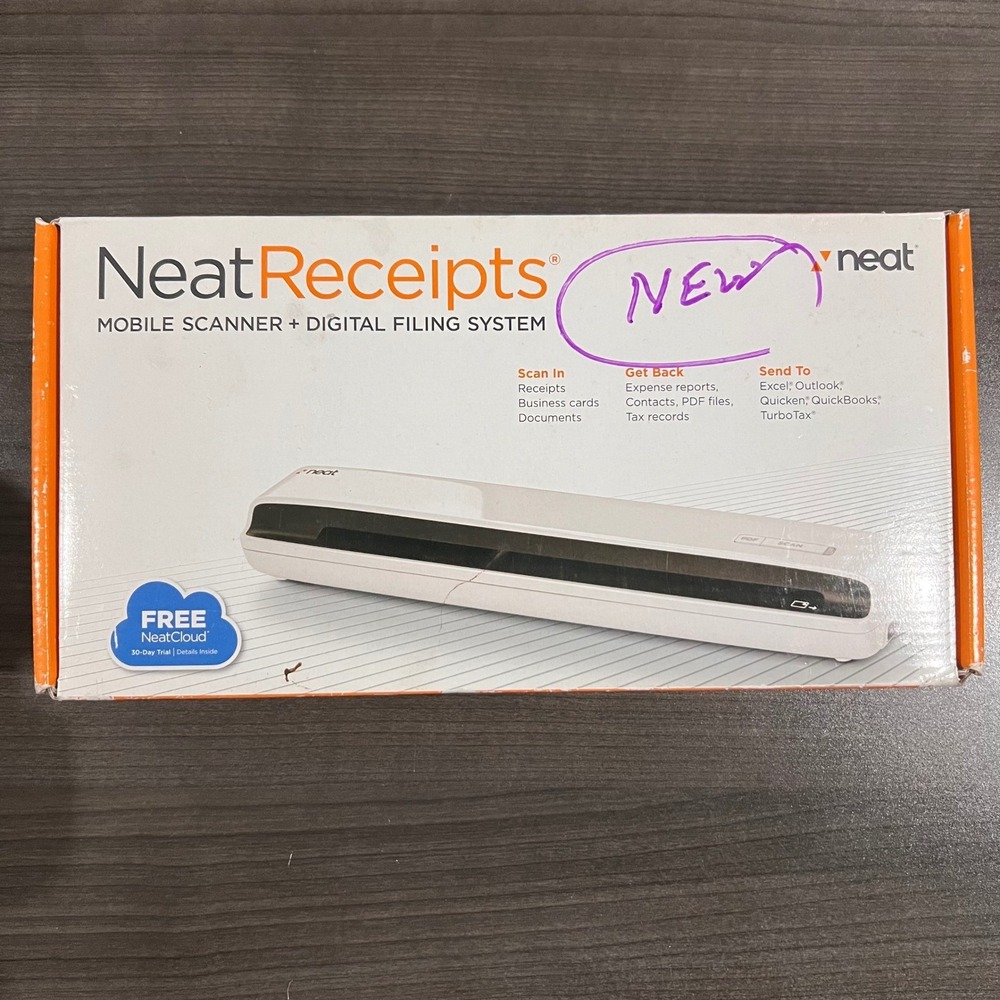 NeatReceipts Mobile Scanner Digital Filing System NM-1000 NR-030108 New Sealed - Picture 8 of 8